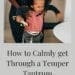 how to deal with a temper tantrum