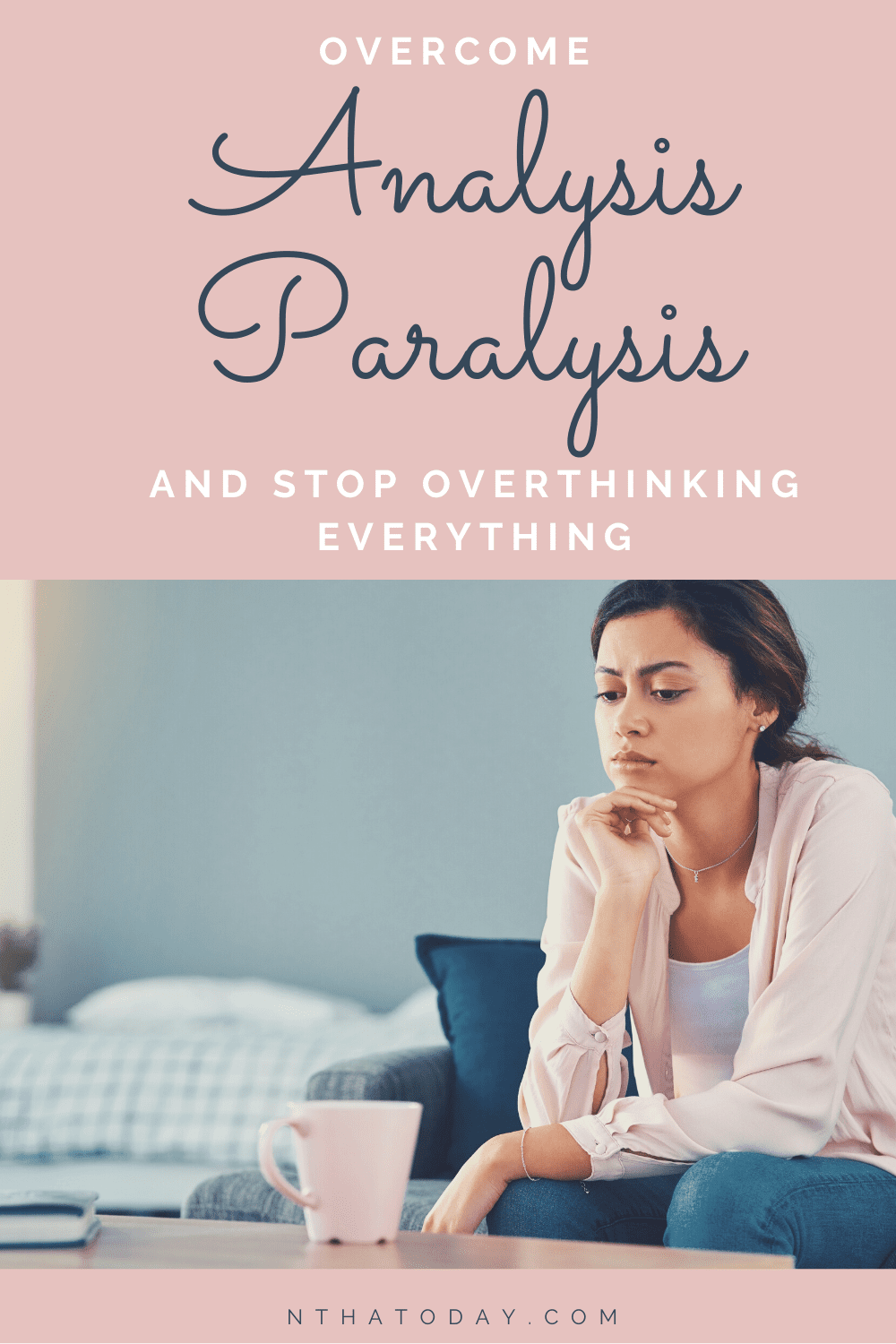 analysis paralysis, woman sitting overthinking